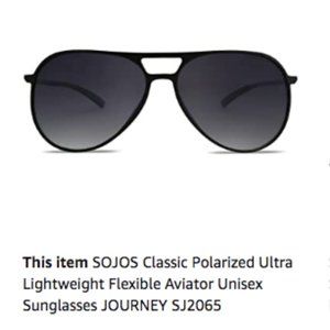 Polarized Ultra Lightweight Flexible Aviator